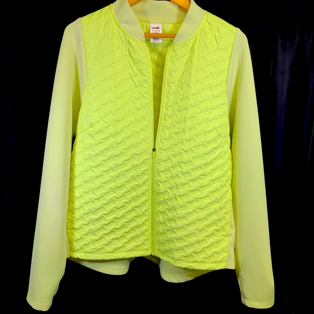 Avia Yellow Quilted Jacket